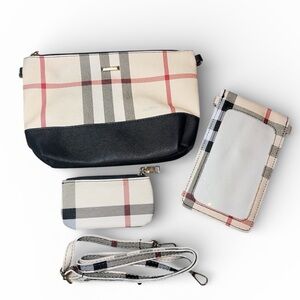 ELIM & PAUL Bag, Phone Bag, Coin Purse, and Strap Set